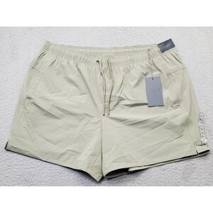 VRST Swim Shorts Mens XL Green‎ Thermal Lined Nylon Relaxed Fit Drawstring Waist